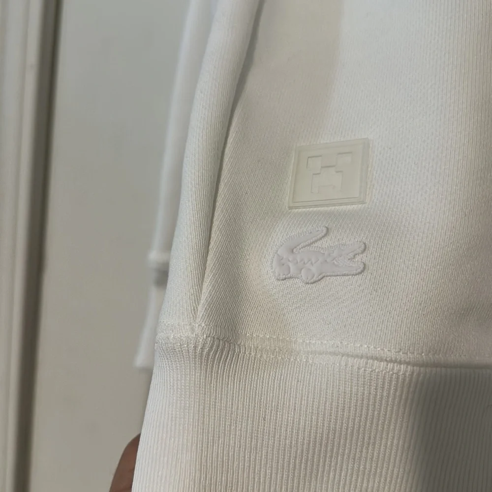 NWT Unisex Lacoste Minecraft white hoodie - Picture 3 of 12